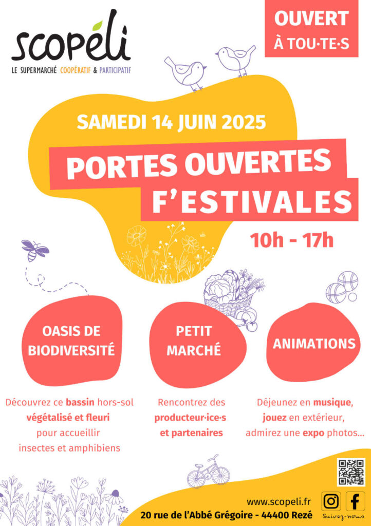 SAMEDI 14 JUIN 2025 : PORTES OUVERTES D’ÉTÉ