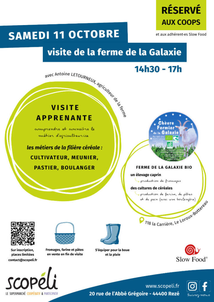 Visite apprenante à la ferme de la galaxie