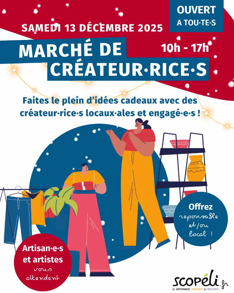 Marché des créateurs pendant la porte ouverte