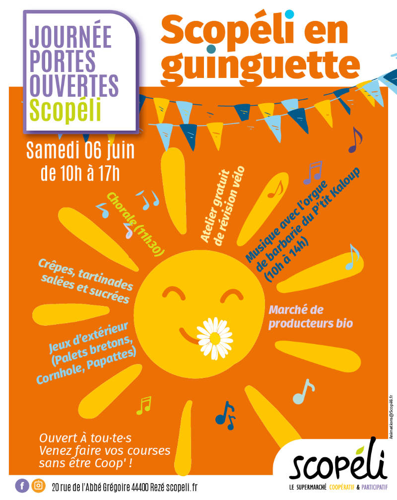 SAMEDI 6 juin 2026 : PORTES OUVERTES « en guinguette »